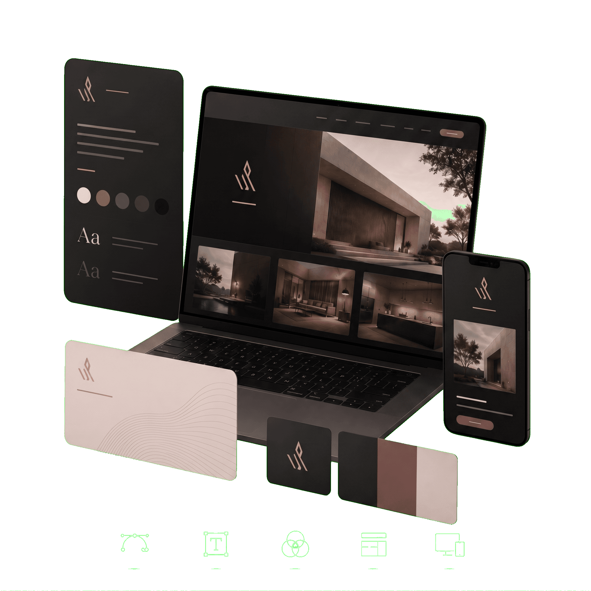 Brand identity mockup